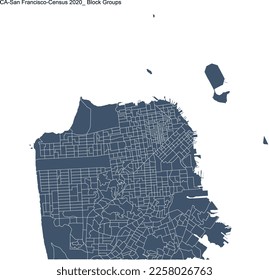 US CA San Francisco Census Block Groups 2020