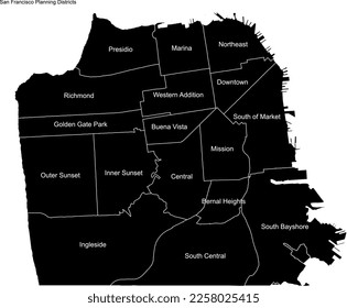 US CA San Francisco Planning Districts