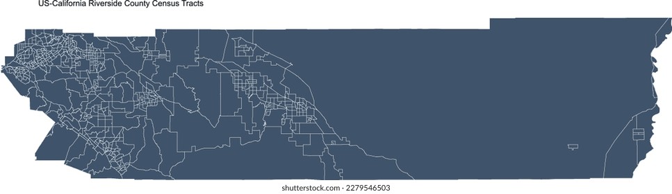 US California Riverside County Census Tracts