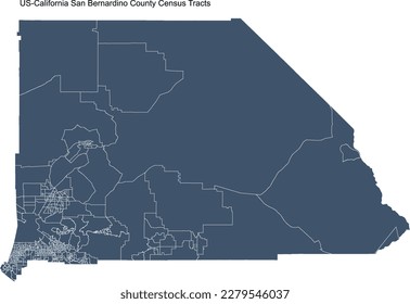 US California San Bernardino County Census Tracts