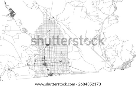 US California State Imperial County Roads
