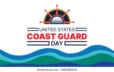 U.S coast guard day design templet