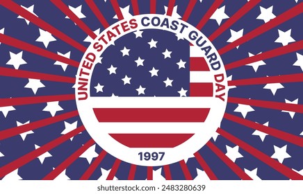 U.S coast guard day design templet
