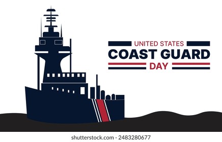 U.S coast guard day design templet