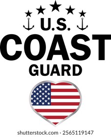 US Coast Guard modern background