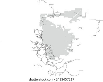 US Colorado State Boulder City Open Space and Mountain Parks (OSMP) Trails Map