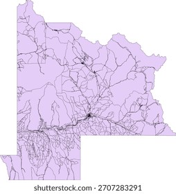 US Colorado State Gunnison County Vector Census Block 2020 vector Tabulation (Census) Block