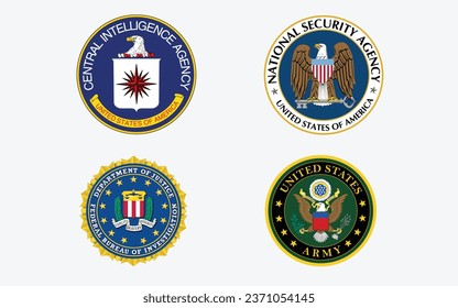 US different institutions. collections of icons of different icons.