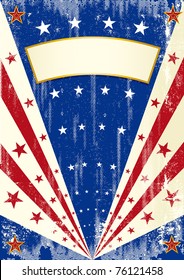 US dirty background. Dirty Poster with a grunge texture for your advertising