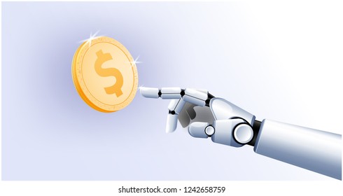 US dollar coin business digital internet online