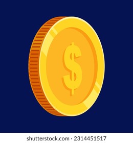 US-Dollar-Goldvektor
