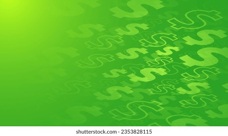 US Dollar sign background. Concept of money and success. Vector illustration