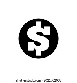 US Dollar sign. Element of money symbol icon. Premium quality graphic design icon. Baby Signs, outline symbols collection icon for websites, web design, mobile app on white background.