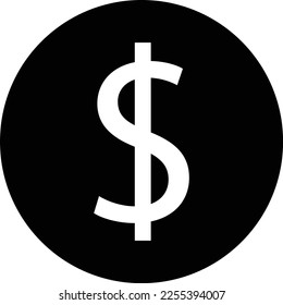 US Dollar sign. Element of money symbol icon. Premium quality graphic design icon. Baby Signs, outline symbols collection icon for websites, web design, mobile app on white background.