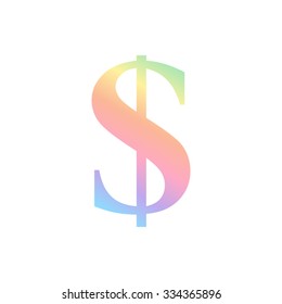 us dollar -  vector icon