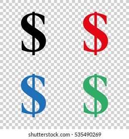 us dollar  - vector icon