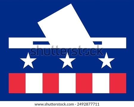 US Election 2024 Logo Vector Icon, US Vote 2024 Logo Vector Icon
