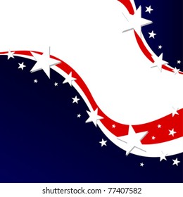 US election poster or Fourth of July background