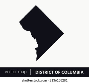 U.S Federal district. Washington, D.C. vector map. you can use it for any needs.