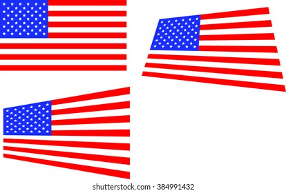 US Flag --3 versions 