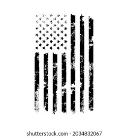 US Flag - American Flag T shirt Design Illustration