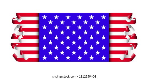 U.S. flag. Background on us independence day. The 4th of July.