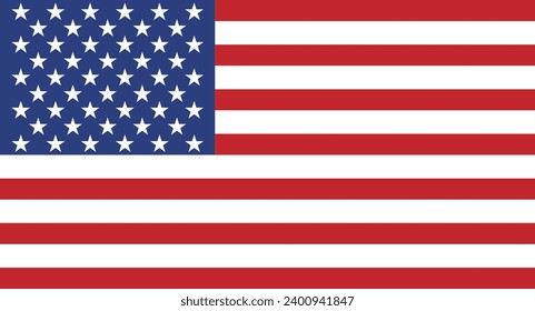 US Flag. Official flag of the United States