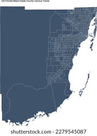 US Florida Miami Dade County Census Tracts