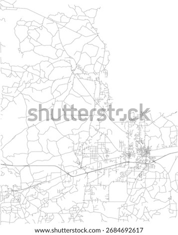 US Florida State Baker County Roads