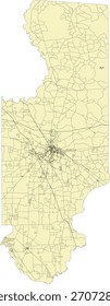US Florida State Columbia County Vektor Census Block 2020 Vektor Tabulation (Census) Block