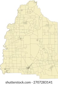 US Florida State Gilchrist County Vektor Census Block 2020 Vektor Tabulation (Census) Block