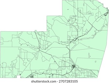 US Florida State Glades County Vektor Census Block 2020 Vektor Tabulation (Census) Block