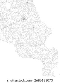 US Georgia State Clinch County Roads
