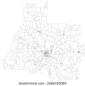 Estados Unidos Geórgia State Coffee County Roads