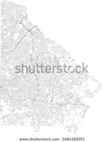 US Georgia State DeKalb County Roads