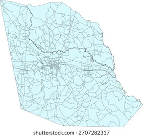 US Georgia State Evans County Vektor Census Block 2020 Vektor Tabulation (Census) Block