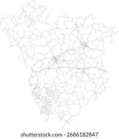 US Georgia State Greene County Roads