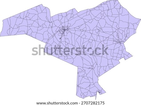 US Georgia State Johnson County Vector Census Block 2020 vector Tabulation (Census) Block