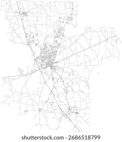 US Georgia State Lowndes County Roads