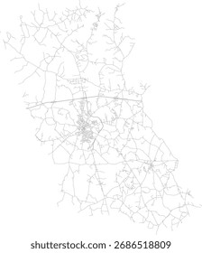US Georgia State McDuffie County Roads
