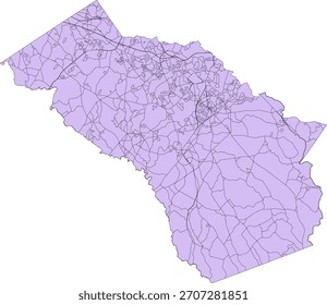 US Georgia State Oconee County Vector Census Block 2020 vector Tabulation (Census) Block