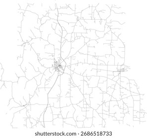US Georgia State Randolph County Roads