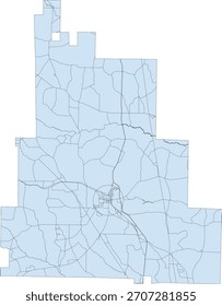 US Georgia State Schley County Vector Census Block 2020 vector Tabulation (Census) Block