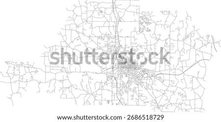 US Georgia State Spalding County Roads