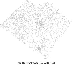 US Georgia State Walton County Roads