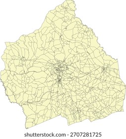 US Georgia State Washington County Vector Census Block 2020 vector Tabulation (Census) Block