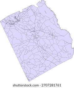 US Georgia State Wilkinson County Vector Census Block 2020 vector Tabulation (Census) Block