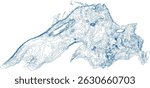 US Great Lakes bathymetry Lake Superior