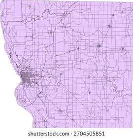 US Illinois State Adams County Vektor Census Block 2020 Vektor Tabulation (Census) Block