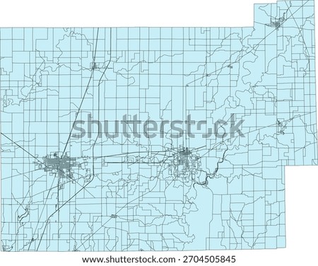 US Illinois State Coles County Vector Census Block 2020 vector Tabulation (Census) Block